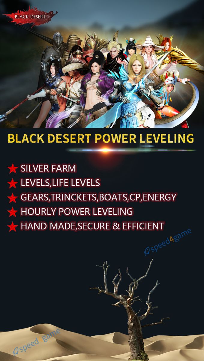 buy BOD power leveling, buy Black Deseert Online power leveling - Speed4Game